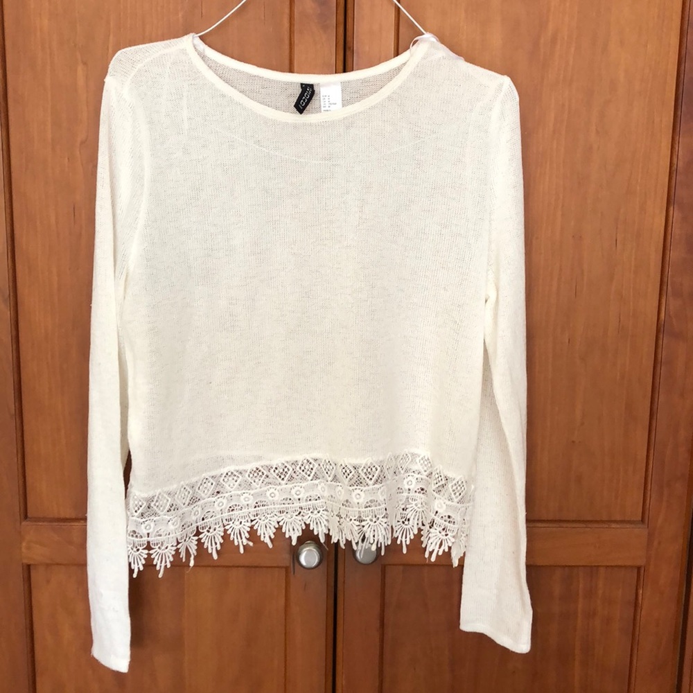 White light sweater